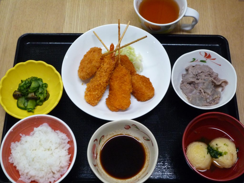 郷土料理週間、料理教室を行いました。