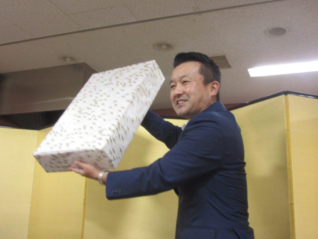 大阪狭山市長がこられました（R1．９．４）