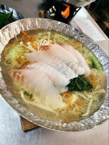 初登場！！鯛と鴨のお鍋料理