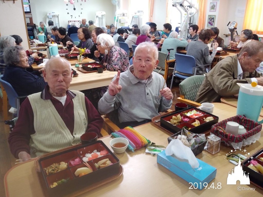 春の松花堂弁当の昼食・・・20194.8