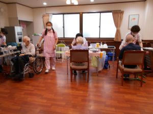 入居者様の健康診断を行いました（令和3年9月22日）