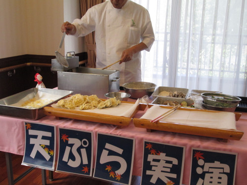 ☆天ぷら実演☆