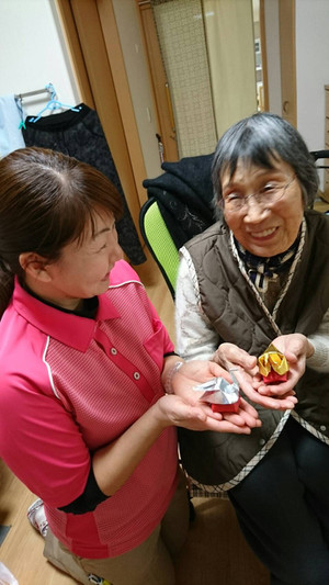 夕食前まだまだリハビリ強化中！（平成２９年１月１４日）