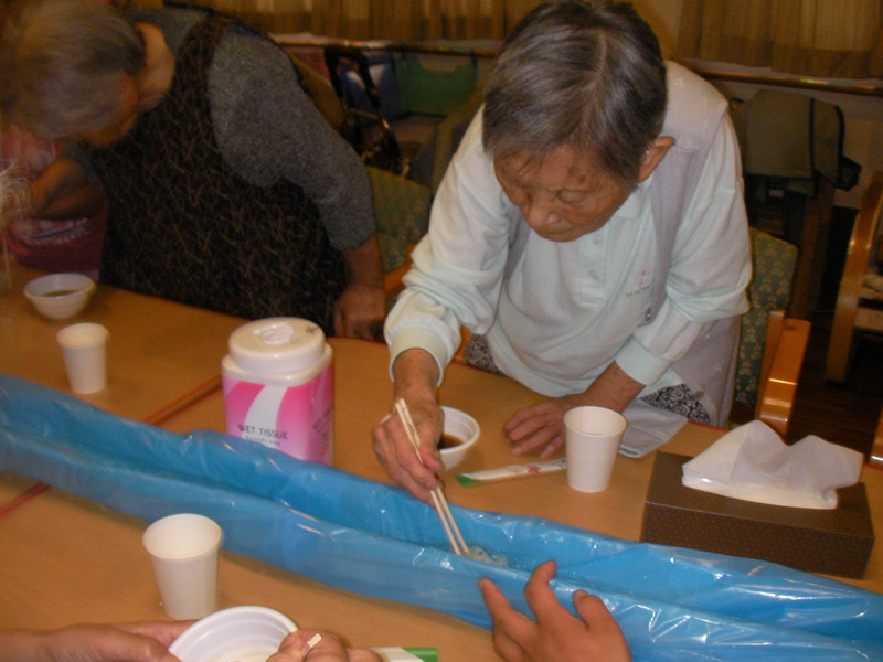 手作り流しそうめん♪♪