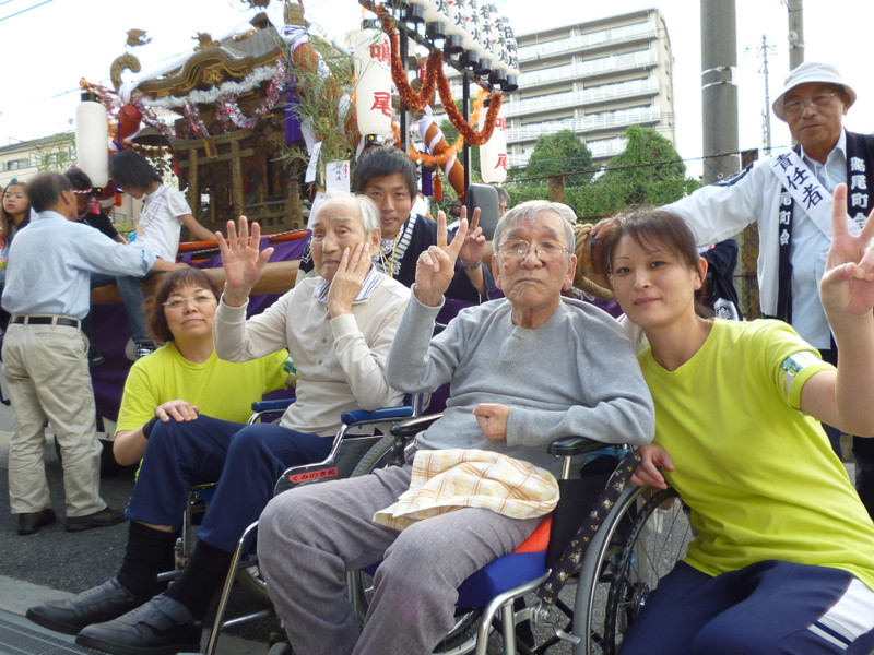 秋祭り！・・・”おみこし”が来てくれました。