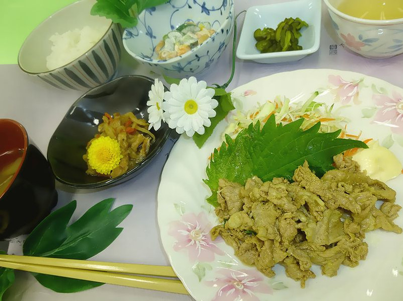 豚肉カレー照り焼き！！