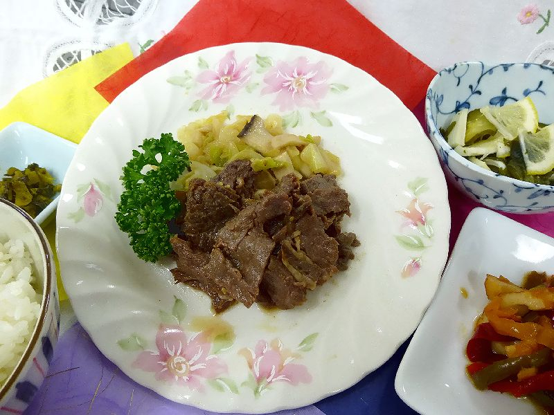 牛肉の付け焼き！！
