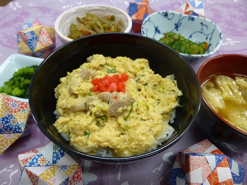 親子丼！！