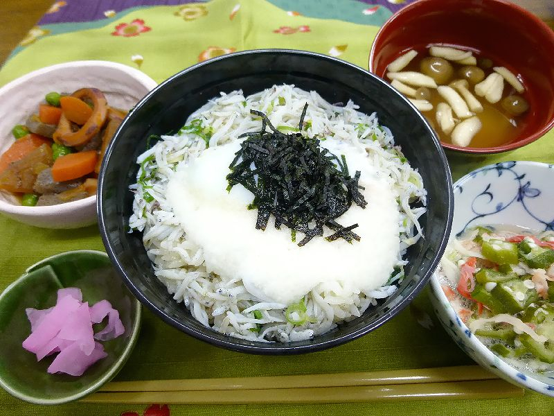 釜揚しらす丼…(^_−)−☆