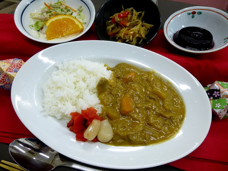 くみのき苑堺北　カレーライス　！！…(^_−)−☆