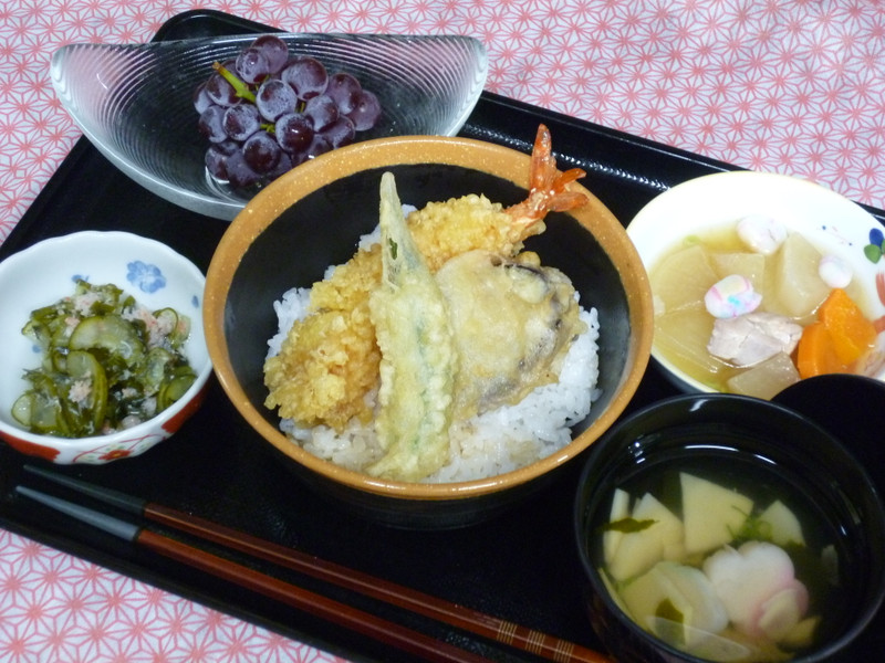 くみのき苑本部　天丼