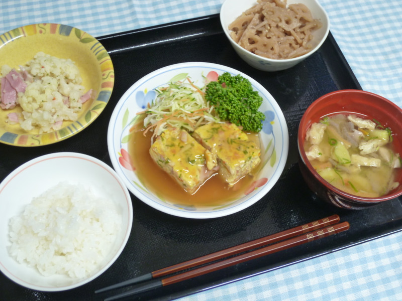 くみのき苑本部　中華風オムレツ