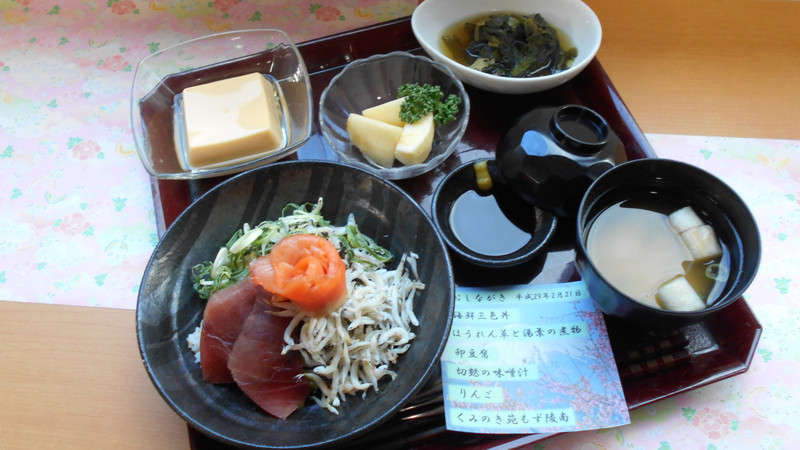 ◇◆くみのき苑もず陵南　海鮮三色丼◆◇