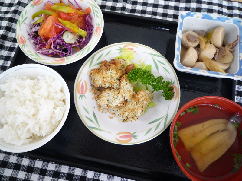 くみのき苑ゆらら　鶏肉の粒マスタード焼