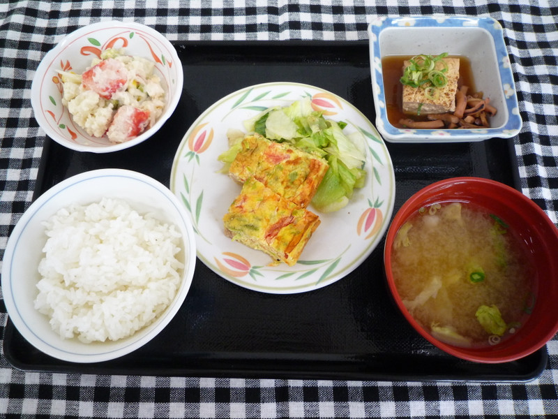 くみのき苑ゆらら　スパニッシュオムレツ