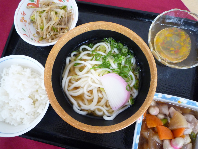 くみのき苑ゆらら　あんかけうどん