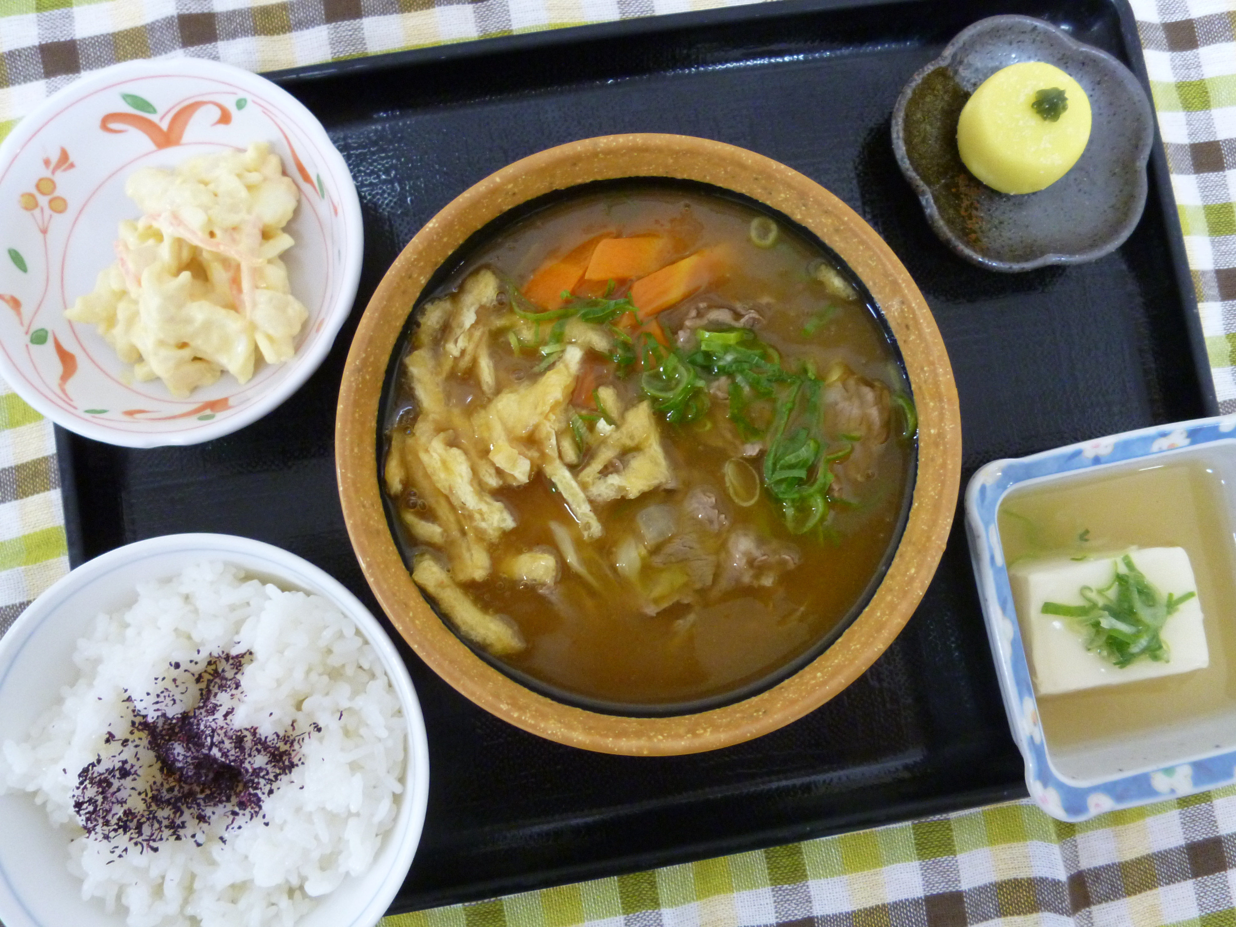 くみのき苑ゆらら　カレーうどん