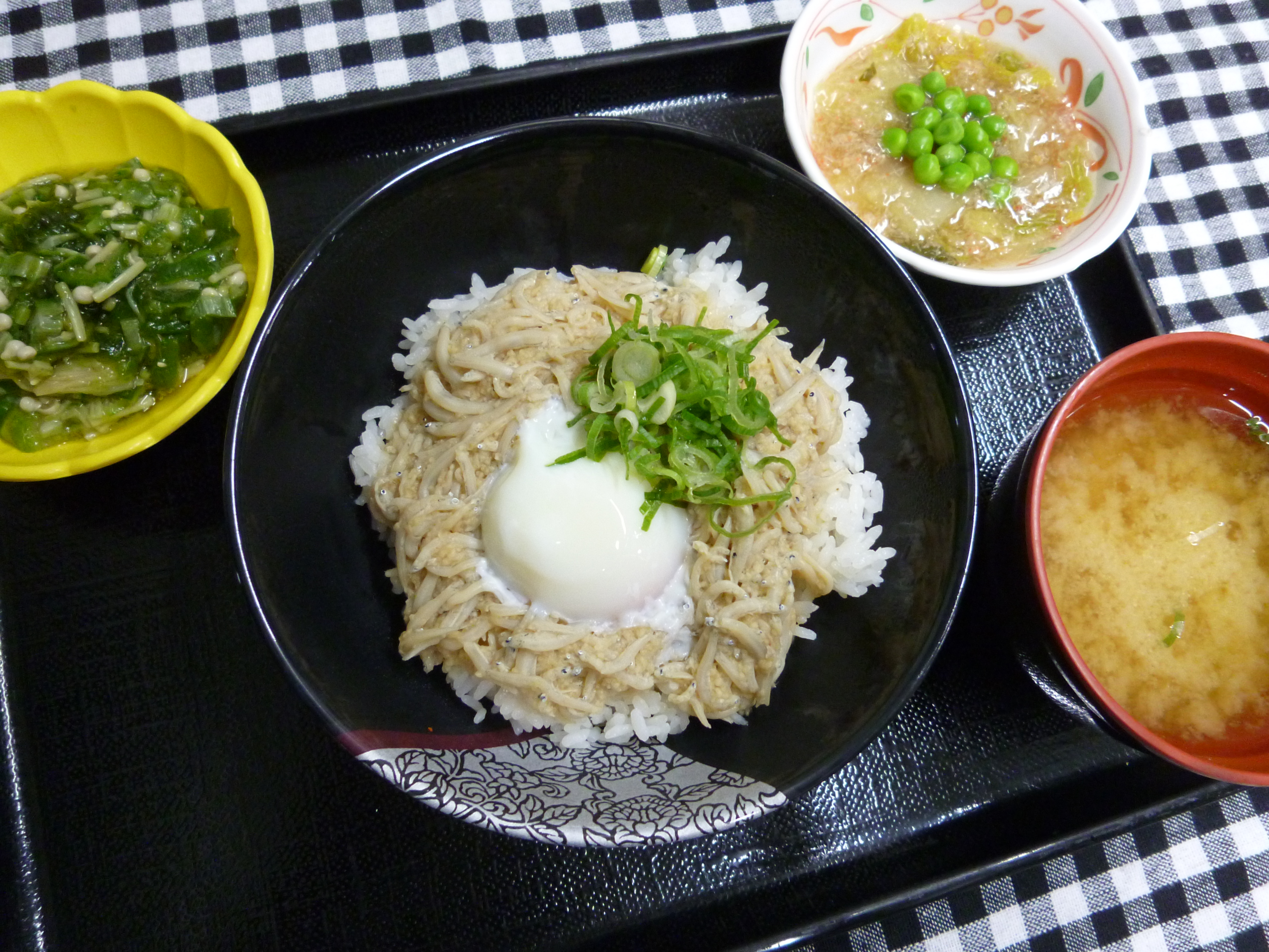 くみのき苑ゆらら　釜揚げシラス丼