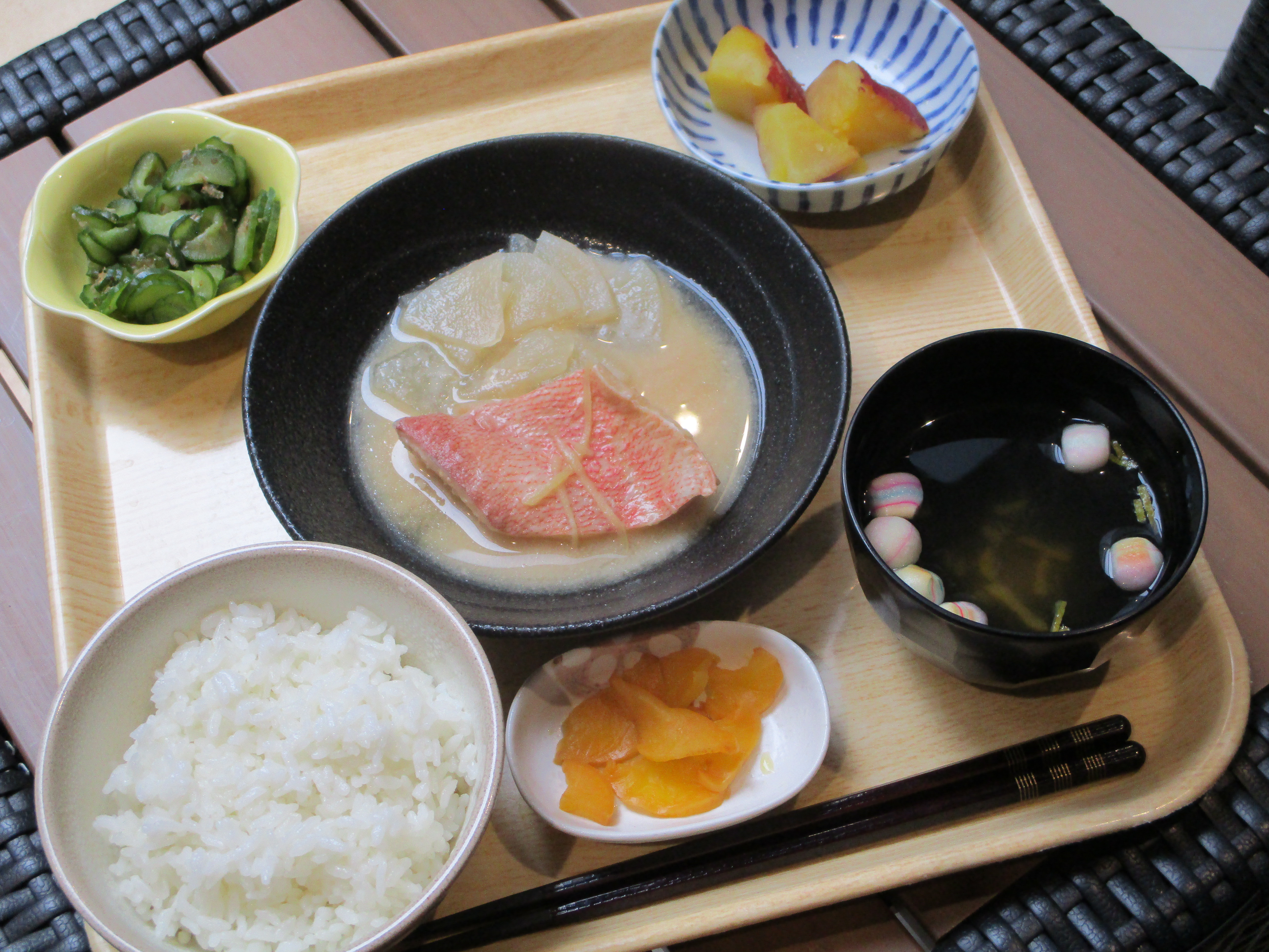 くみのき苑しらさぎ　赤魚の味噌煮