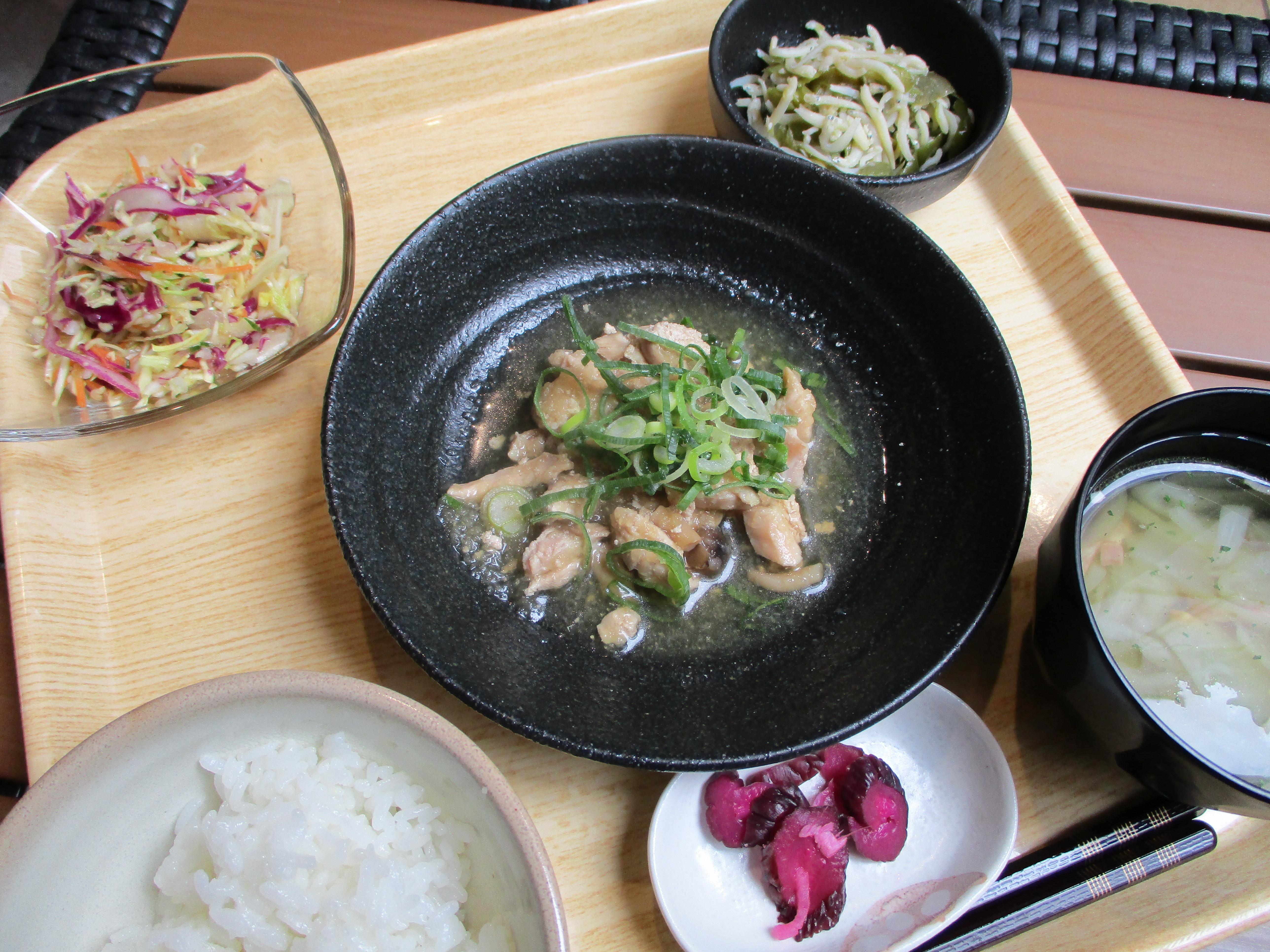 くみのき苑しらさぎ　鶏肉のみぞれ煮