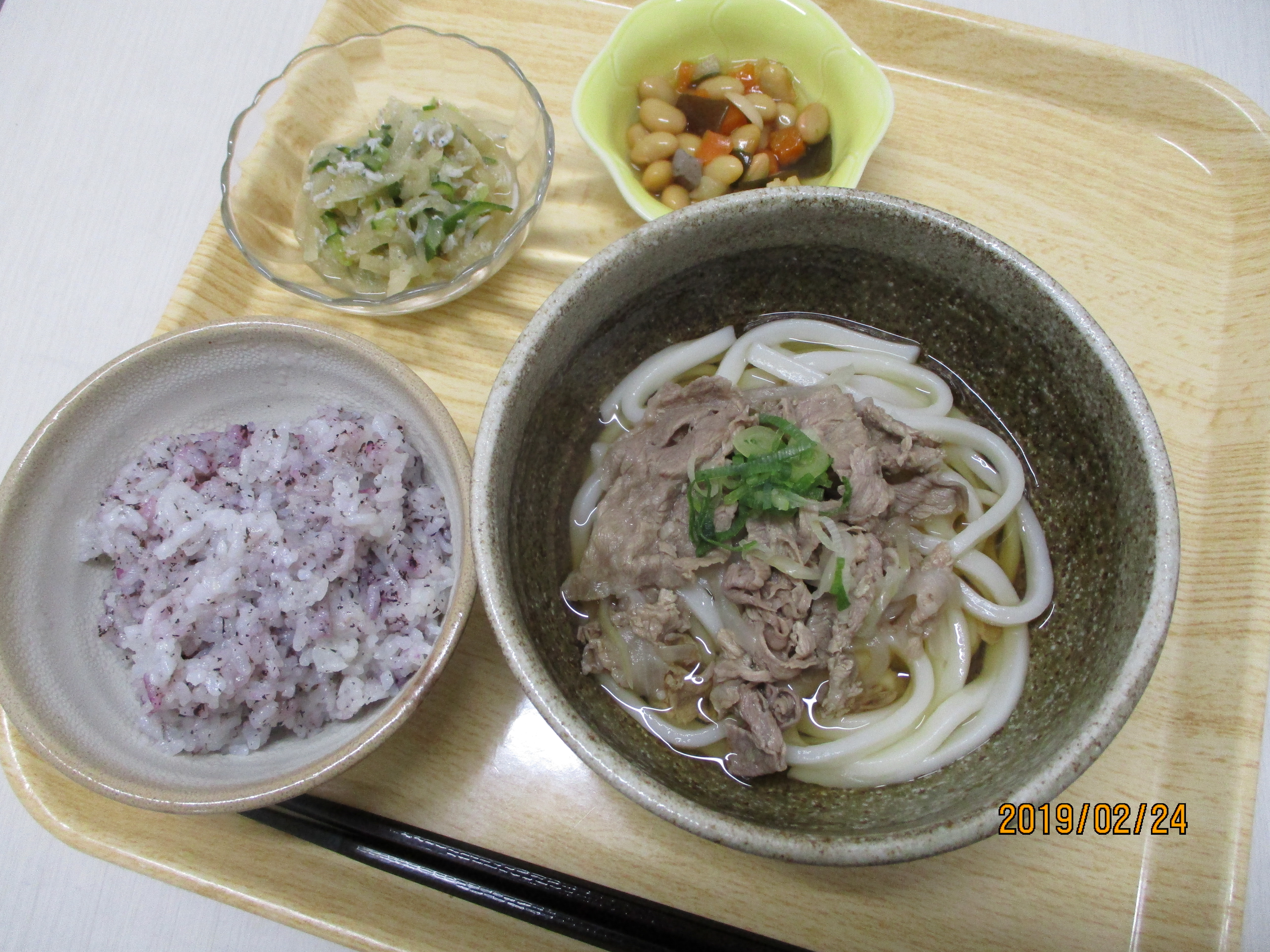 くみのき苑しらさぎ　肉うどん