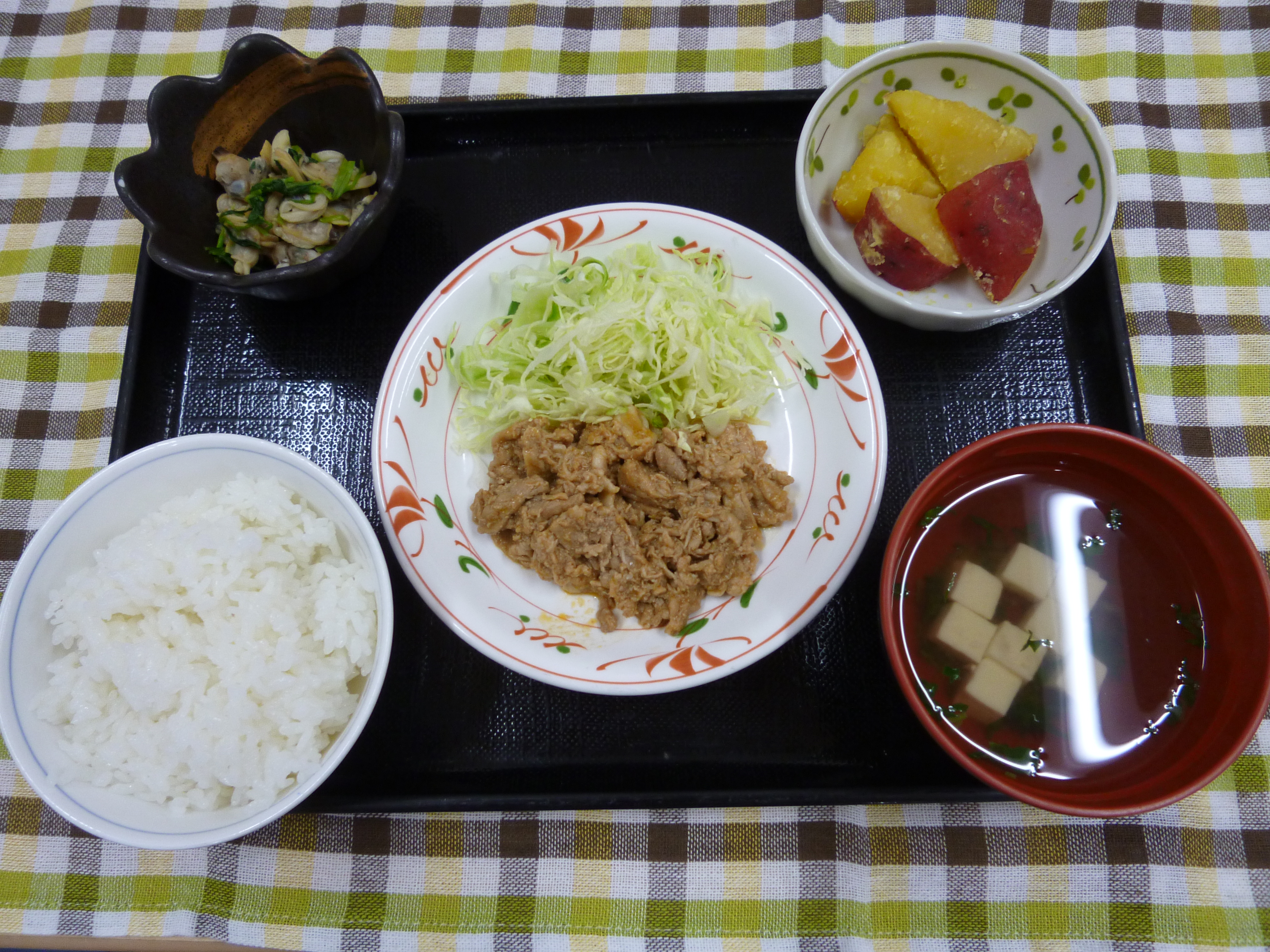 くみのき苑ゆらら　豚肉のトンテキ風