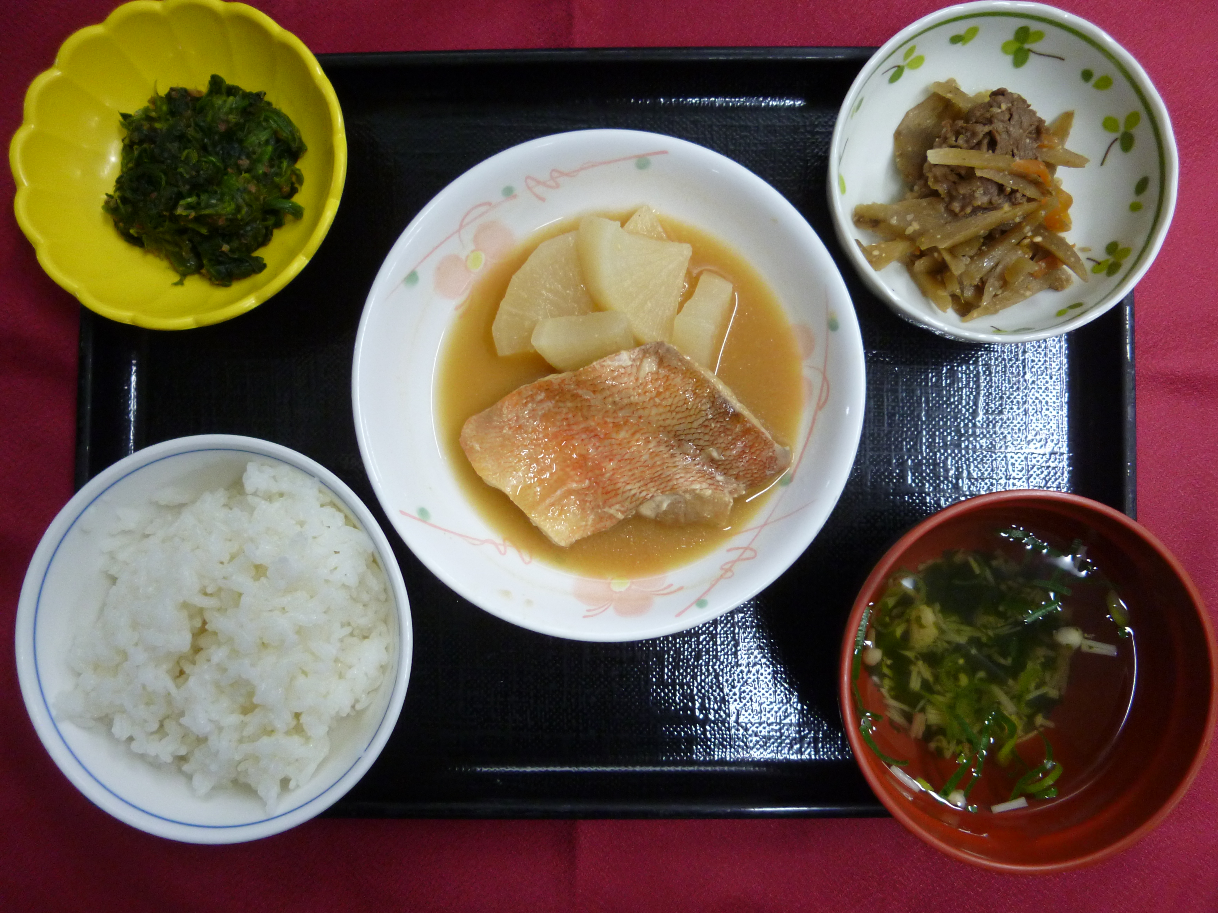 くみのき苑ゆらら　赤魚の味噌煮