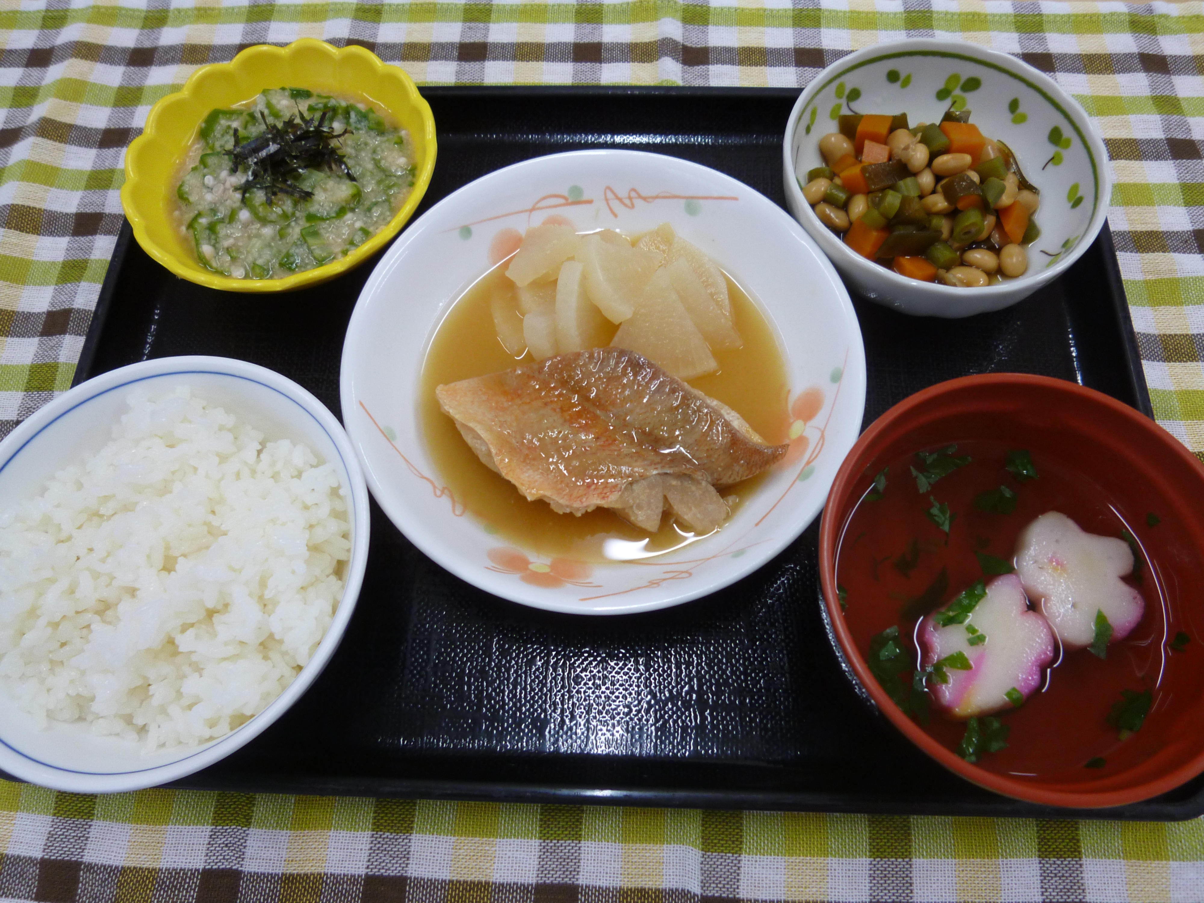 くみのき苑ゆらら　赤魚の味噌煮