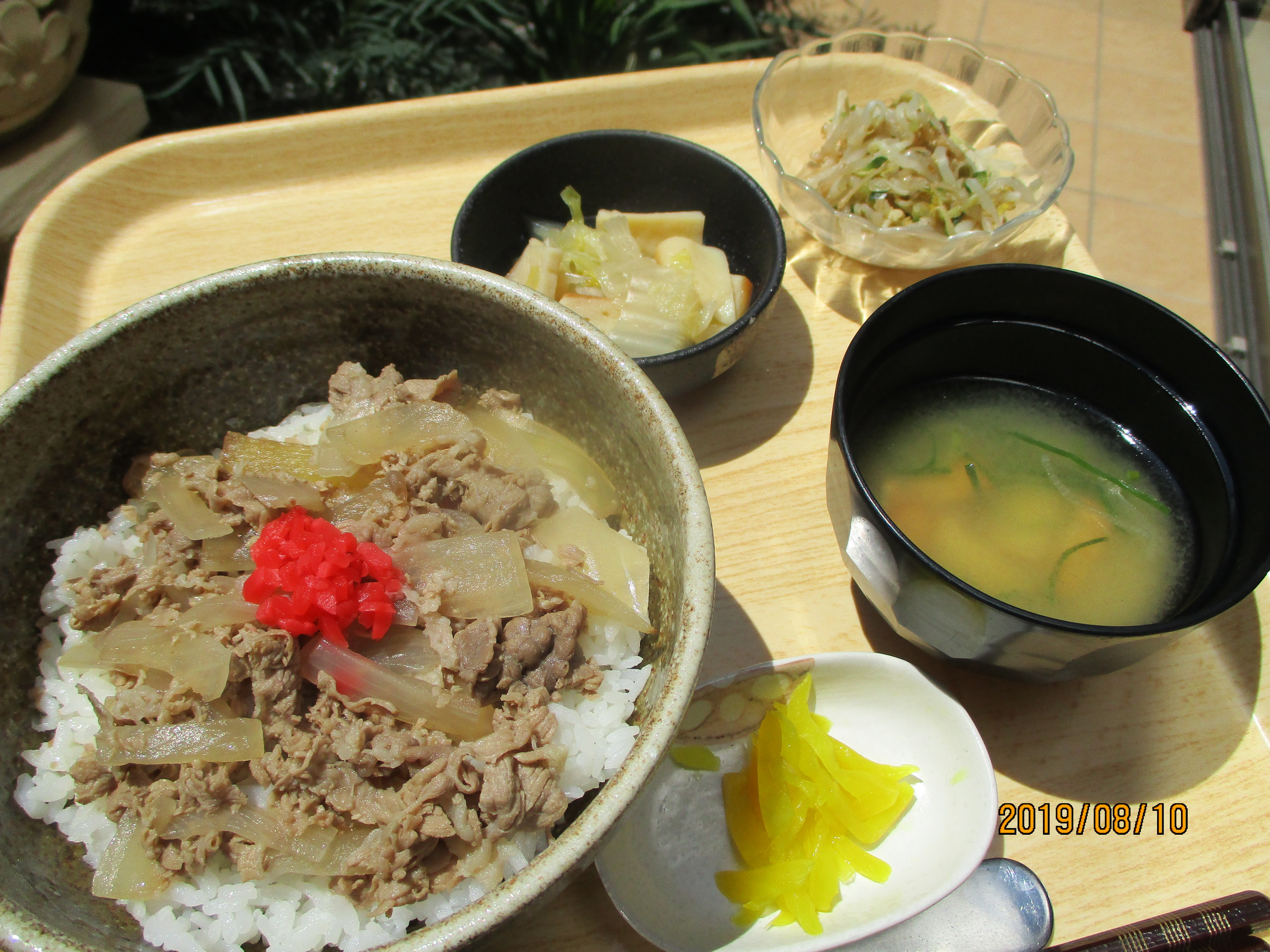 くみのき苑しらさぎ　牛丼