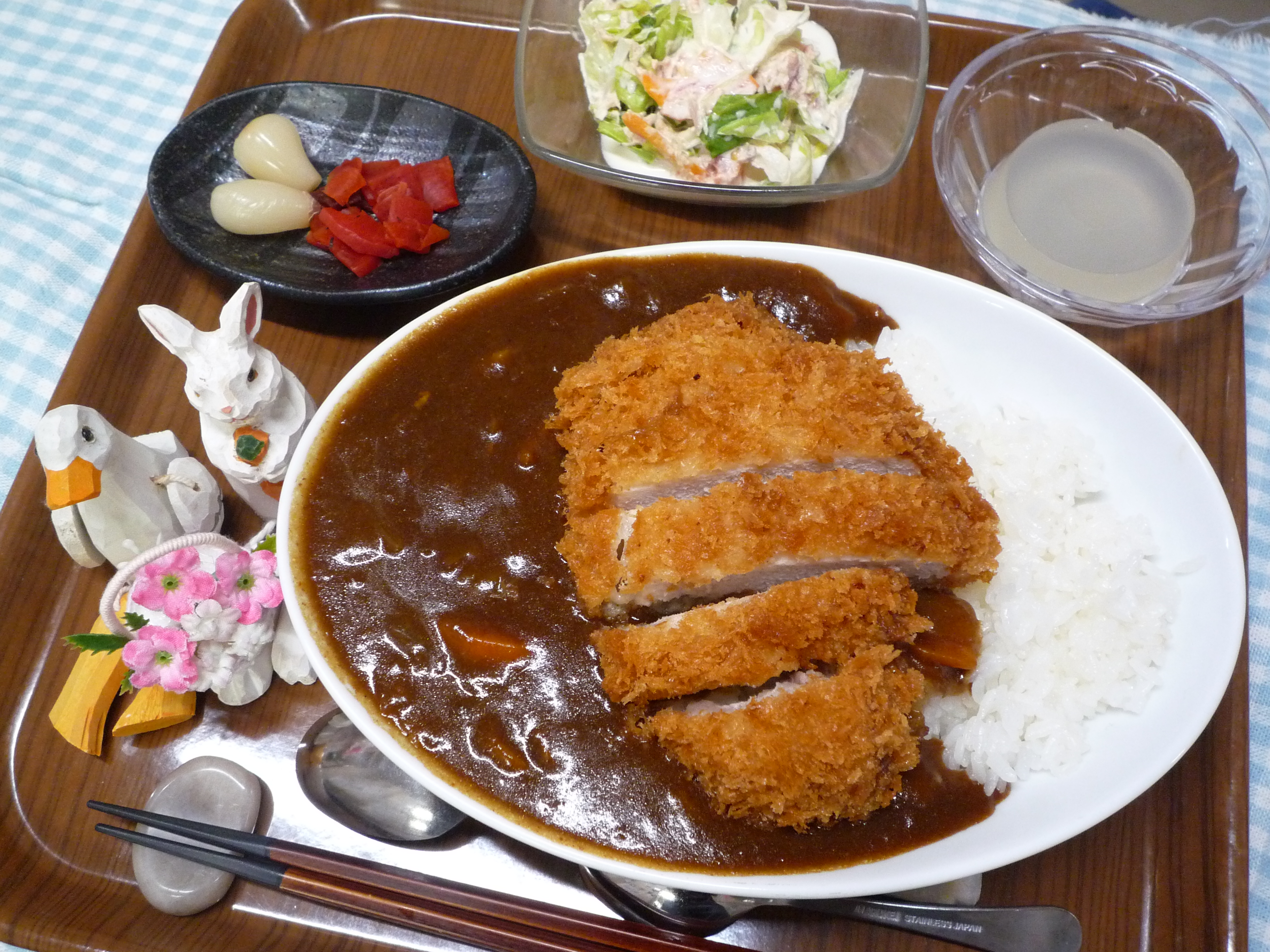 くみのき苑本部　カツカレー