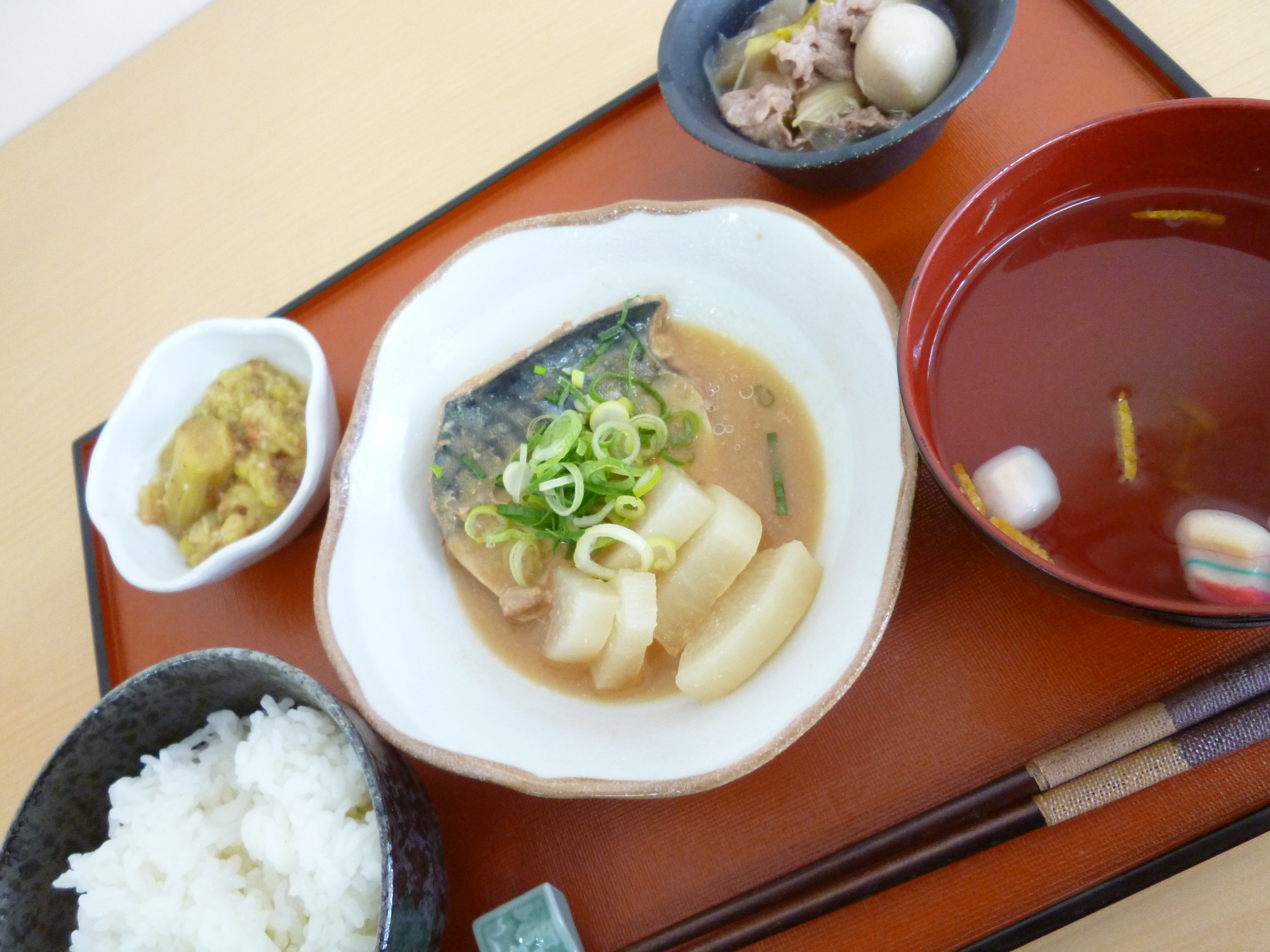 くみのき苑ゆらら　さばの味噌煮