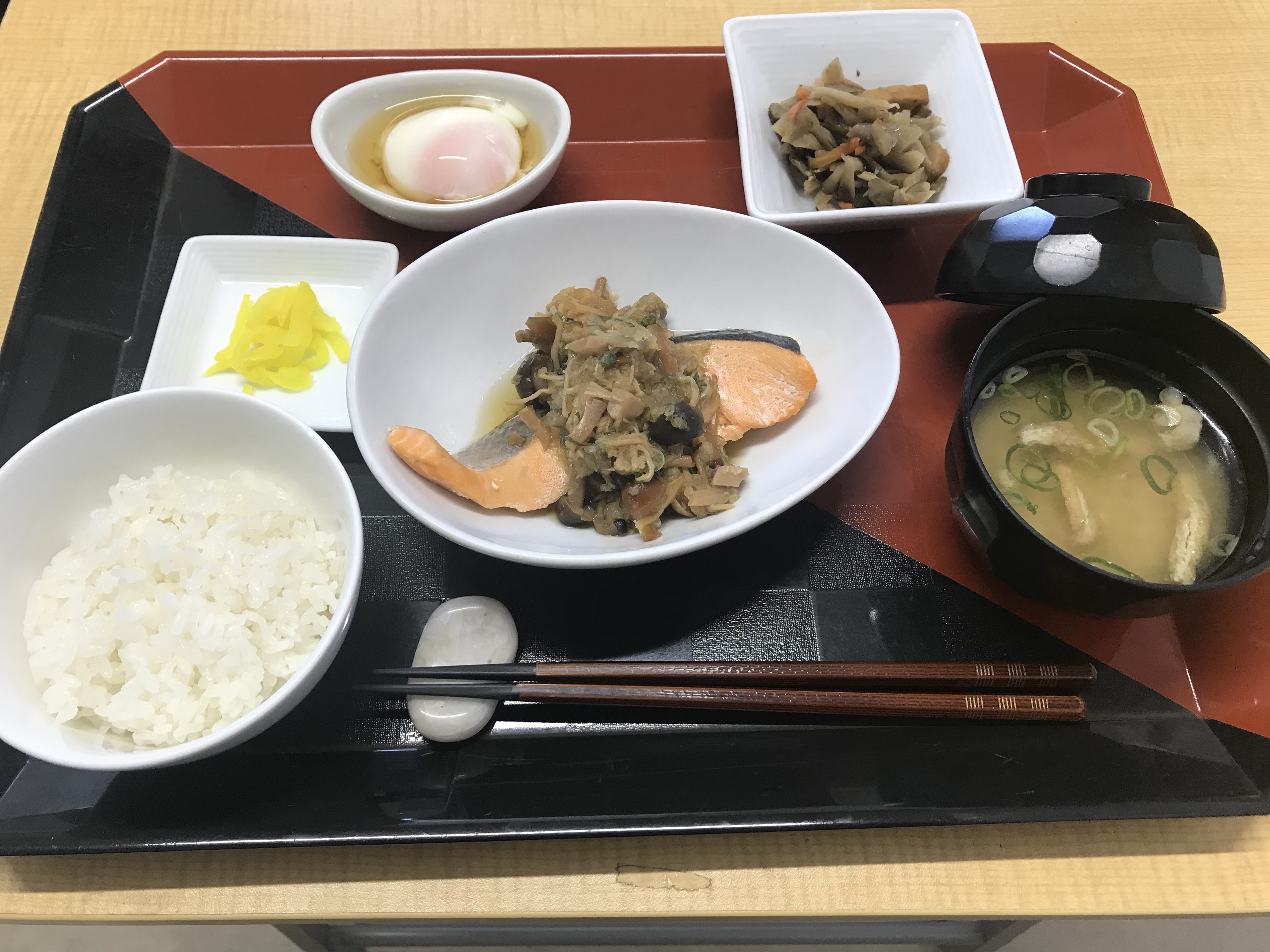 くみのき苑もず陵南　焼鮭の香味卸かけ