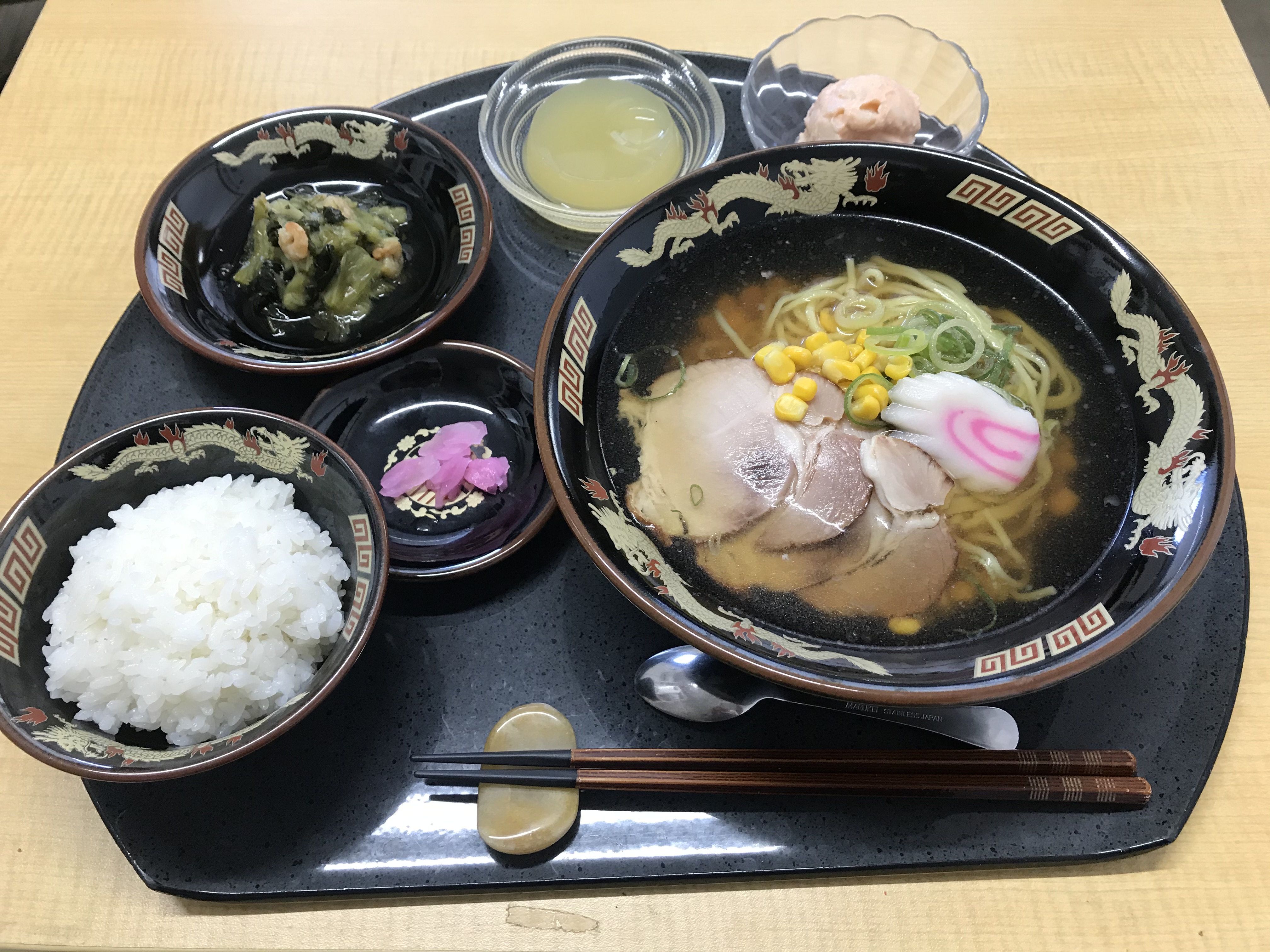 くみのき苑もず陵南　醬油ラーメン