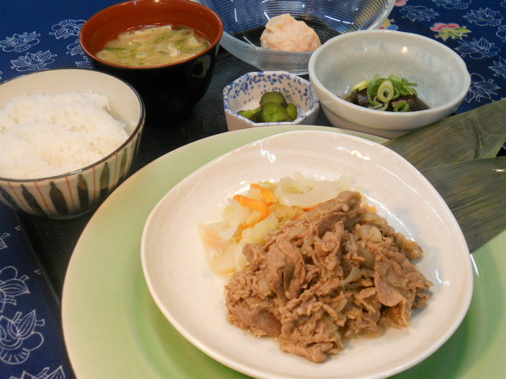 くみのき苑堺北　牛肉のタレつけ焼き