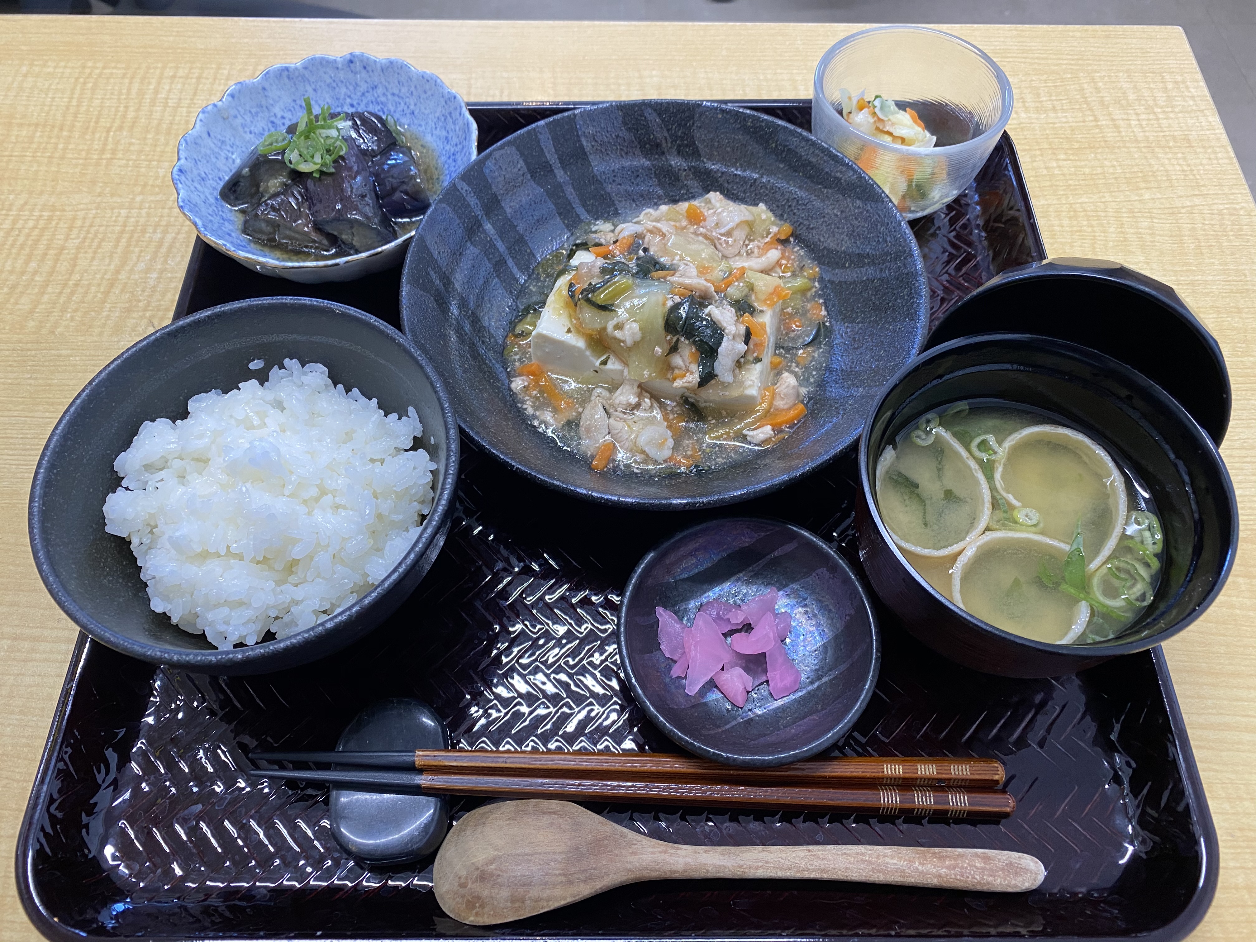 くみのき苑もず陵南　豆腐の野菜あんかけ