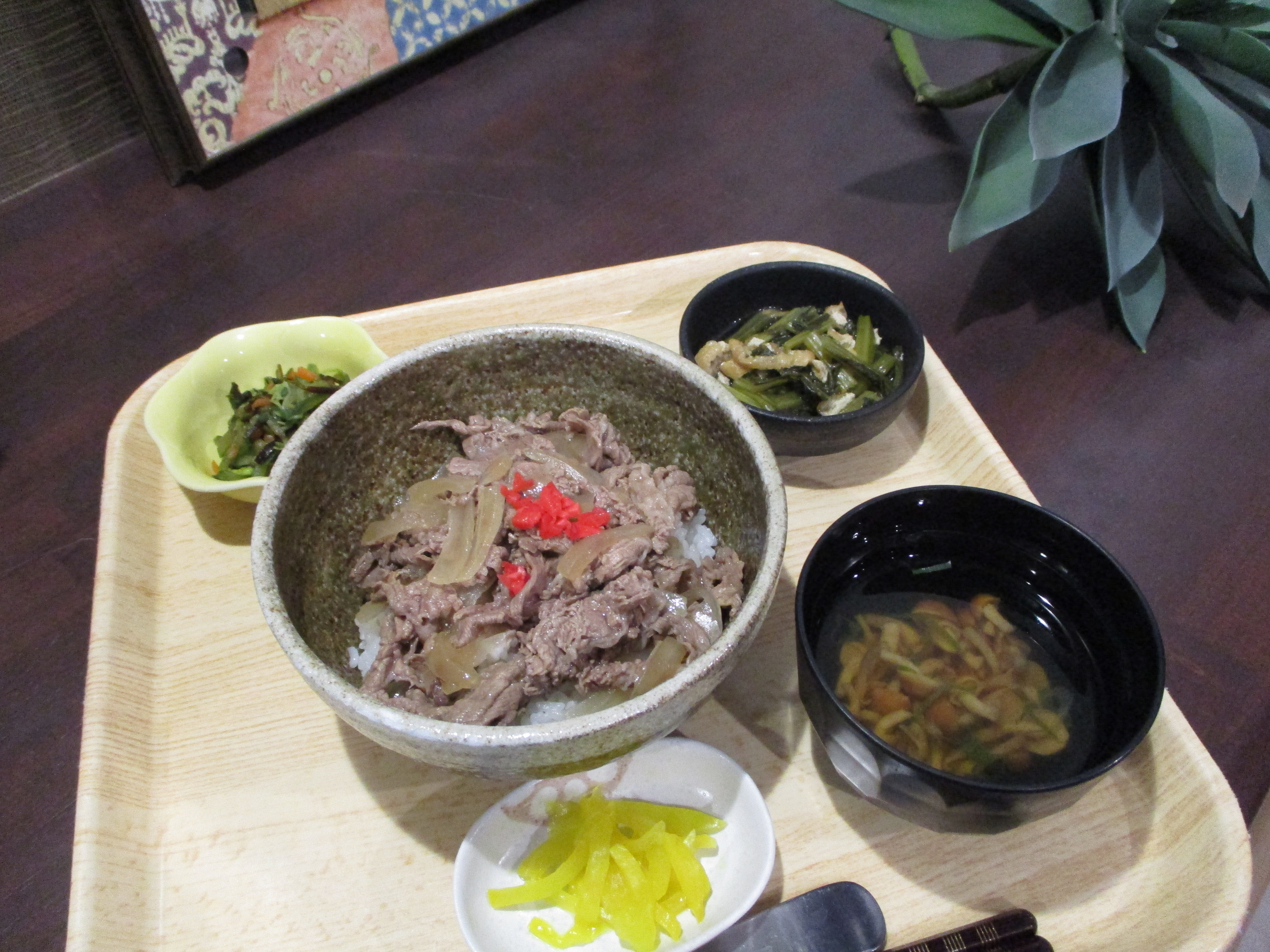 くみのき苑しらさぎ　牛丼