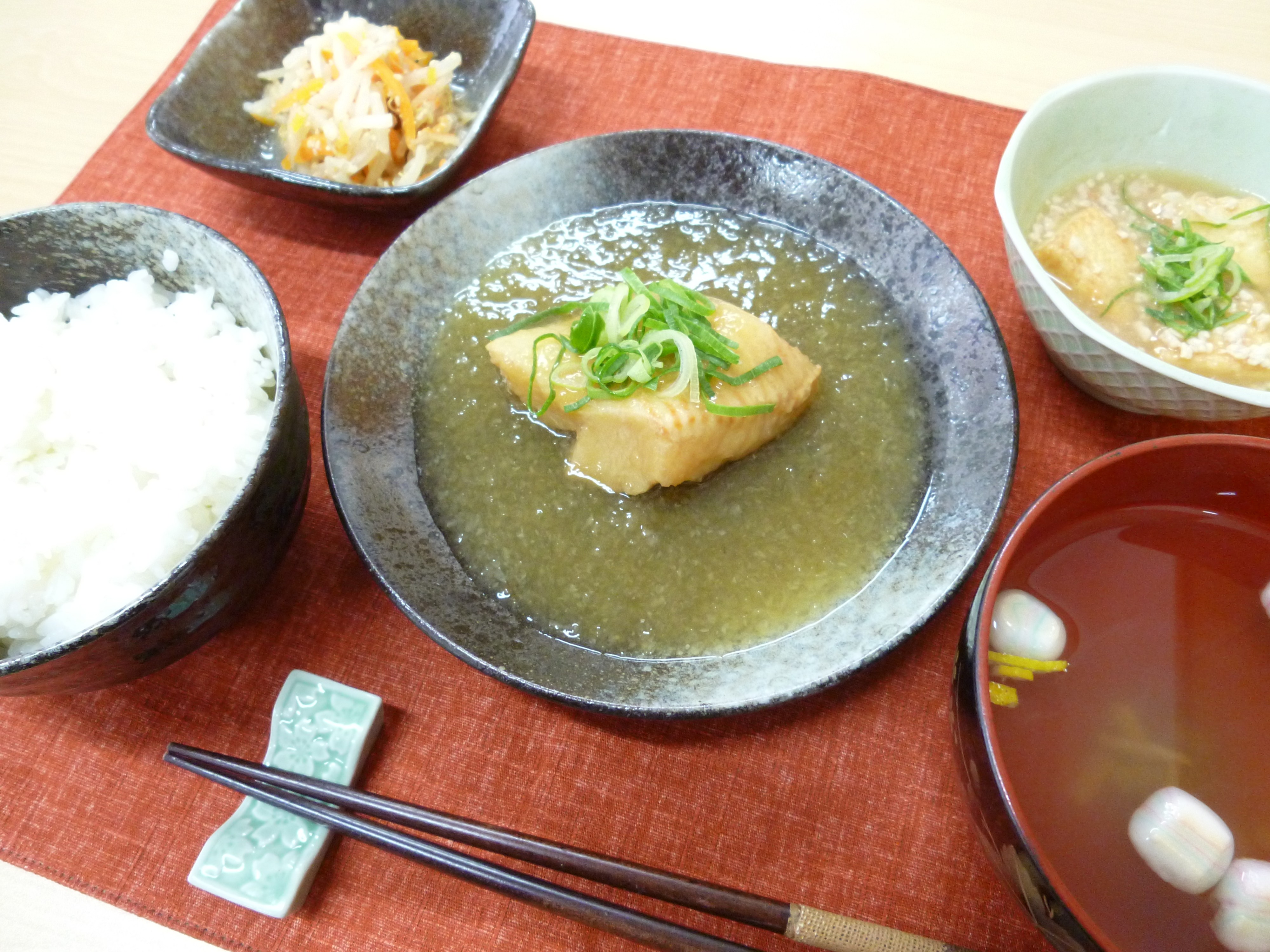 くみのき苑ゆらら　からすかれいの卸煮