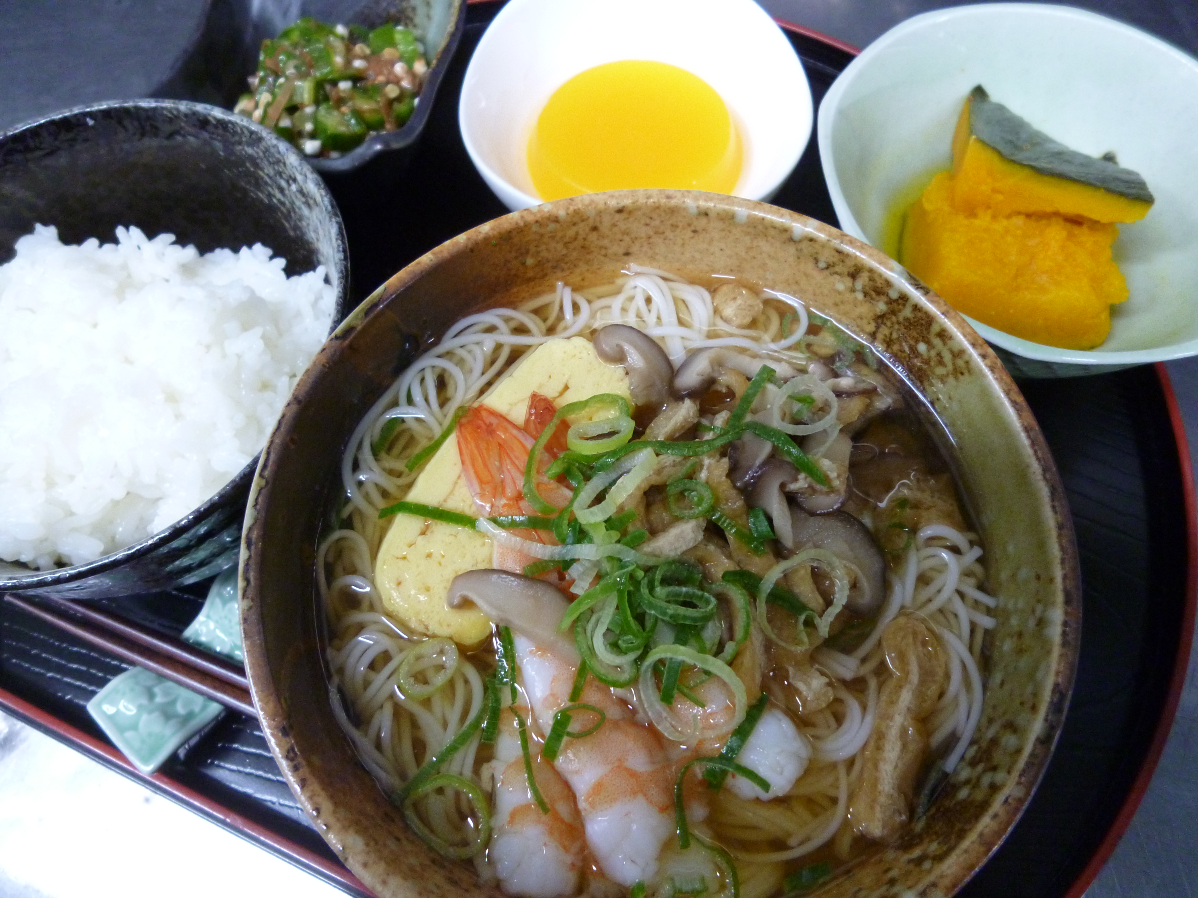 くみのき苑ゆらら　煮麺