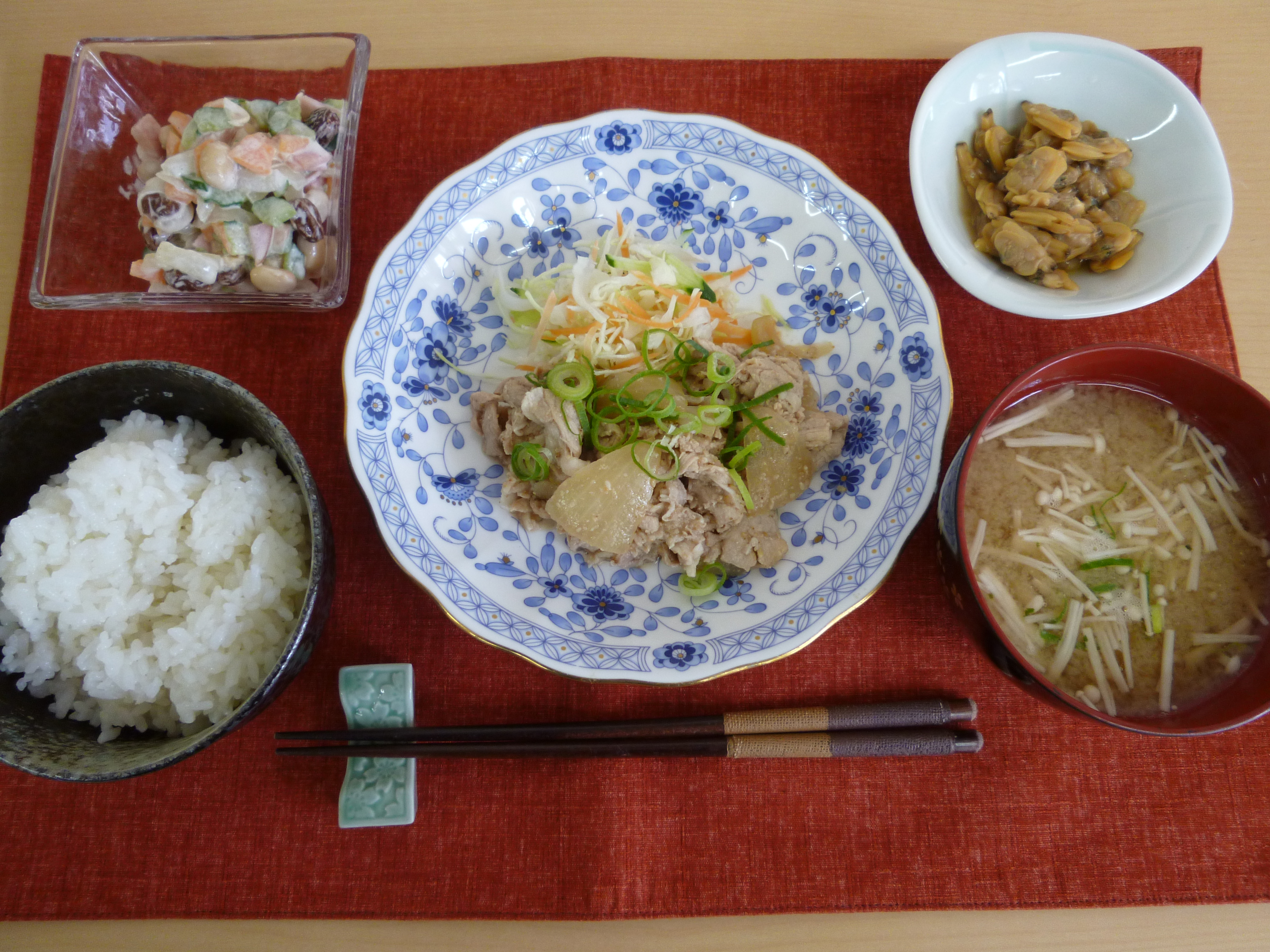 くみのき苑ゆらら　豚肉のごまだれ焼