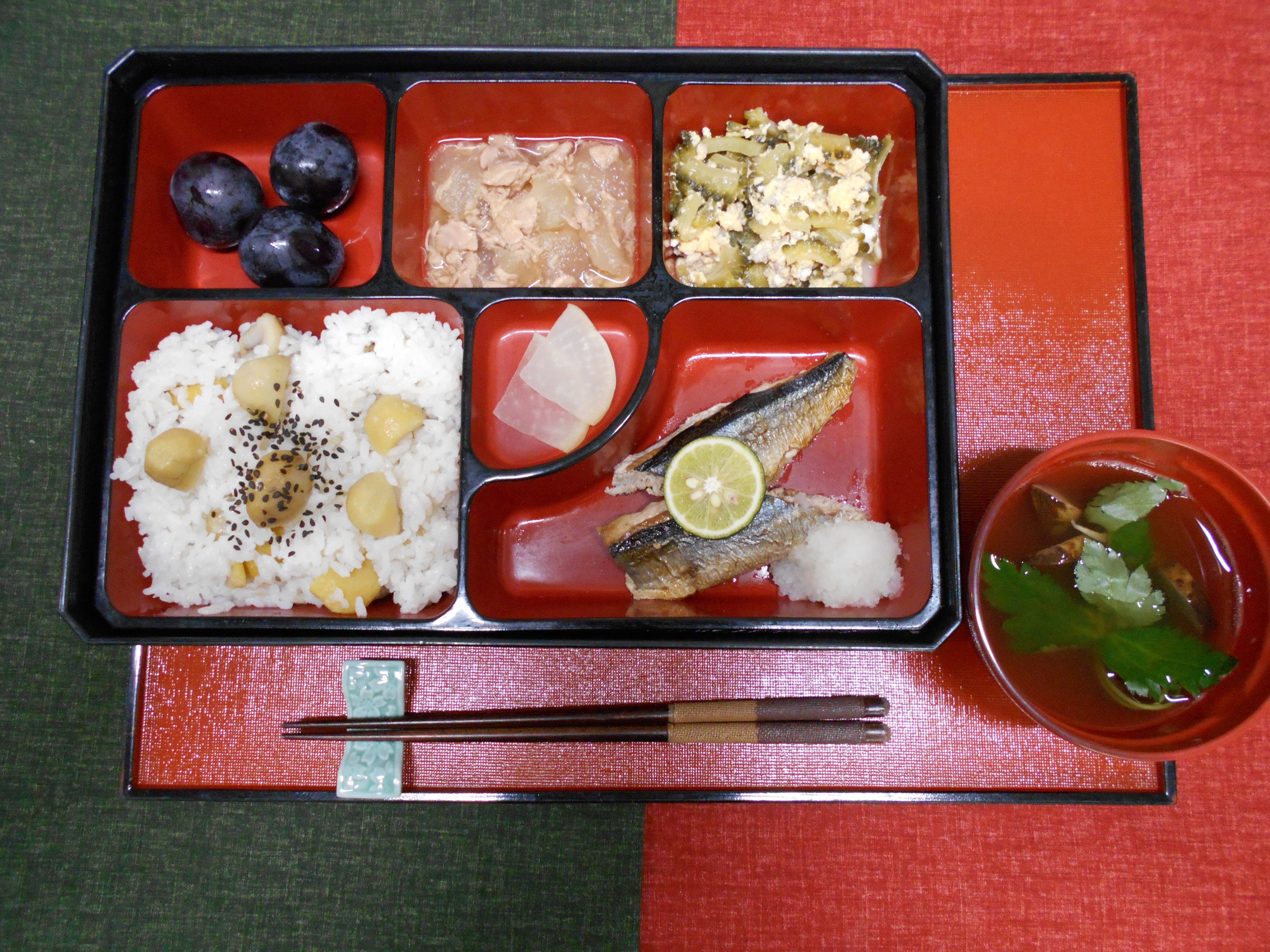 くみのき苑本部　焼さんま