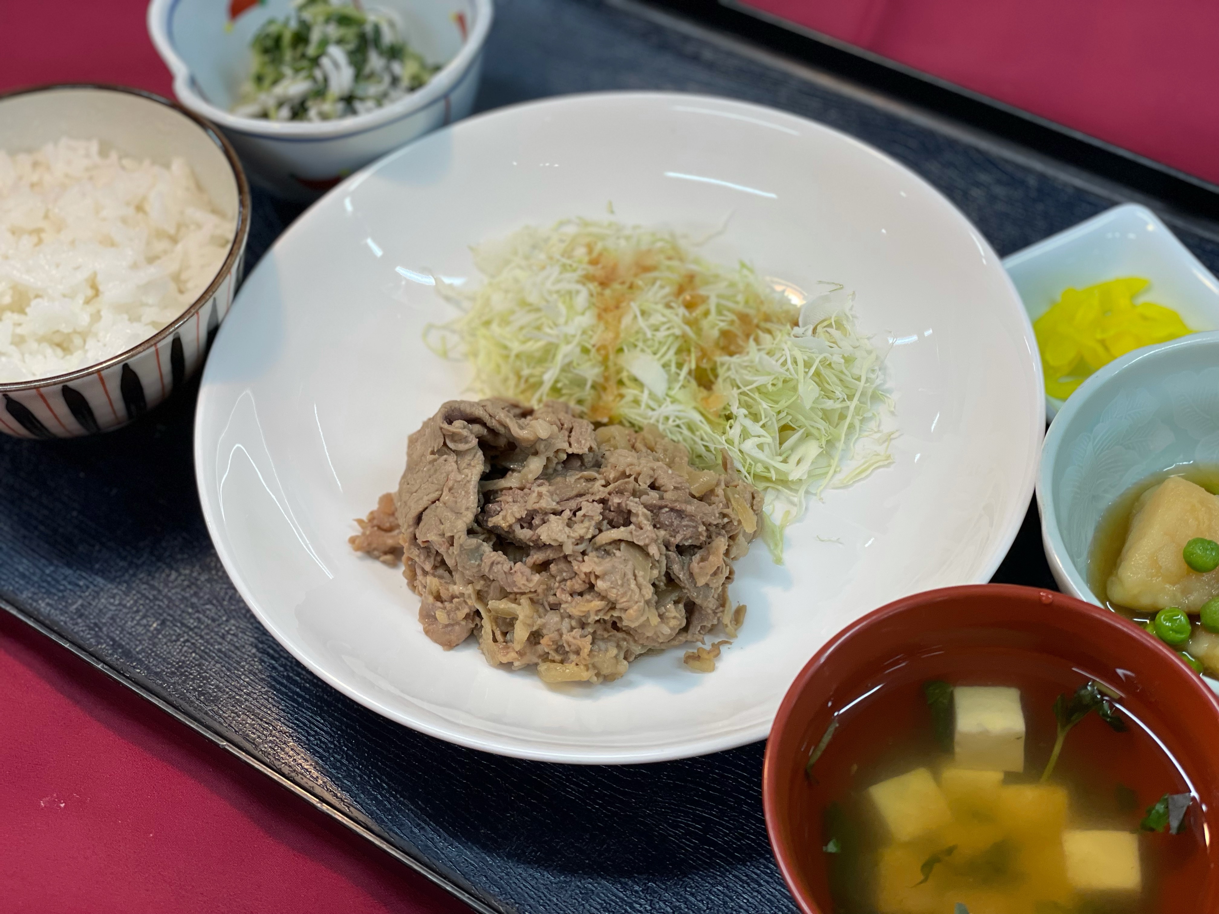 くみのき苑堺北　牛肉の味噌焼