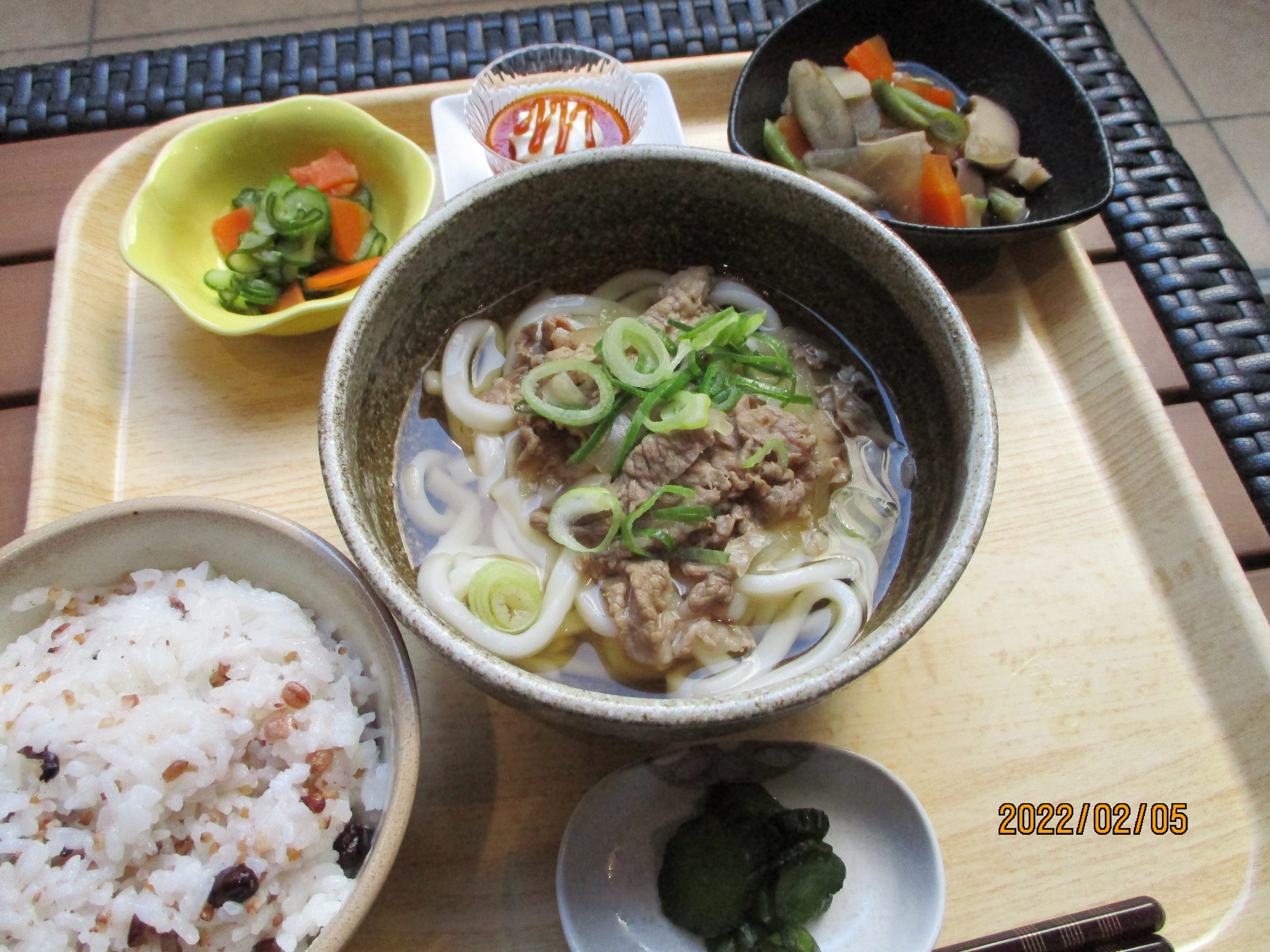 くみのき苑しらさぎ　肉うどん