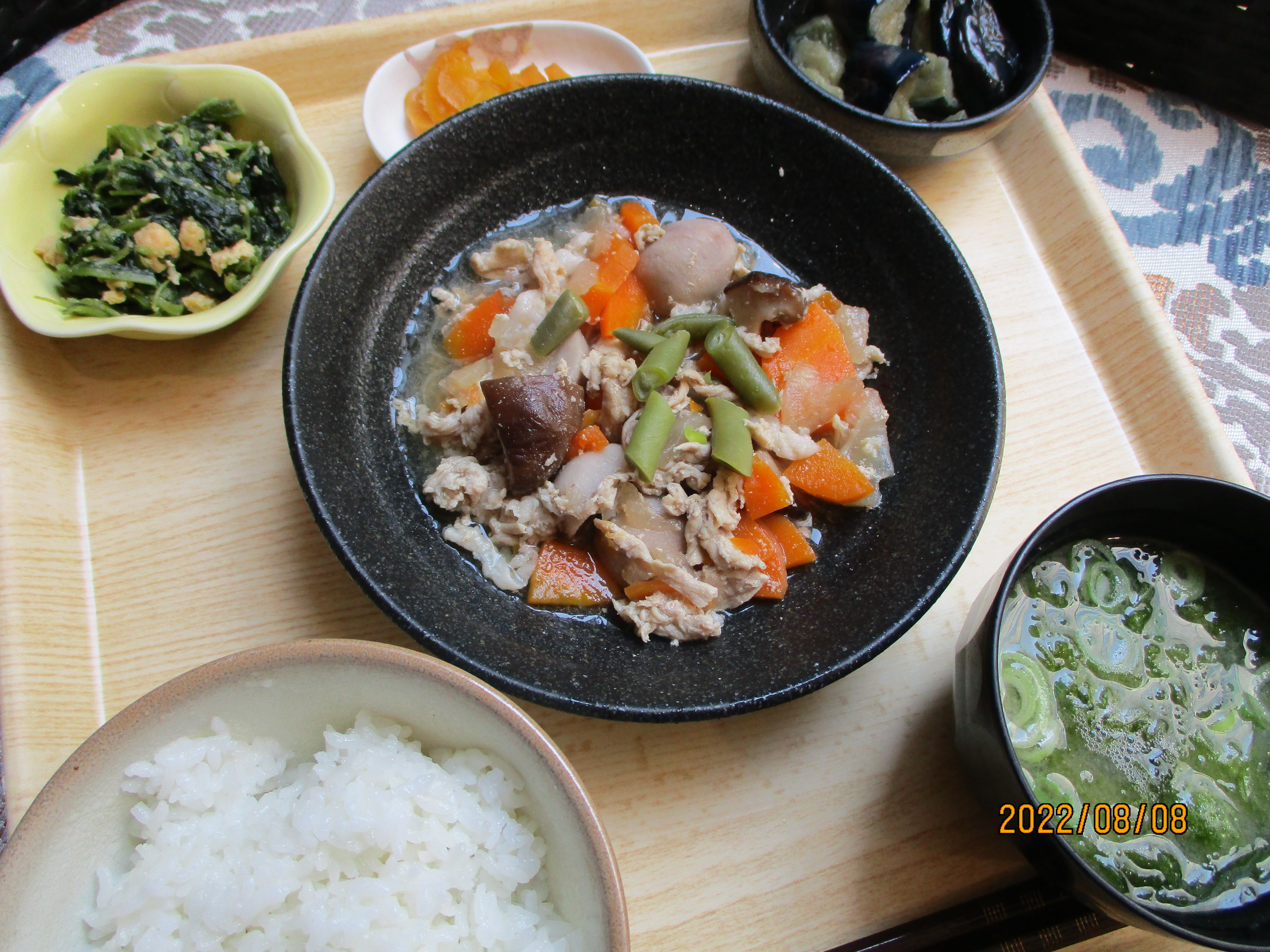 くみのき苑しらさぎ　豚肉と野菜の旨煮