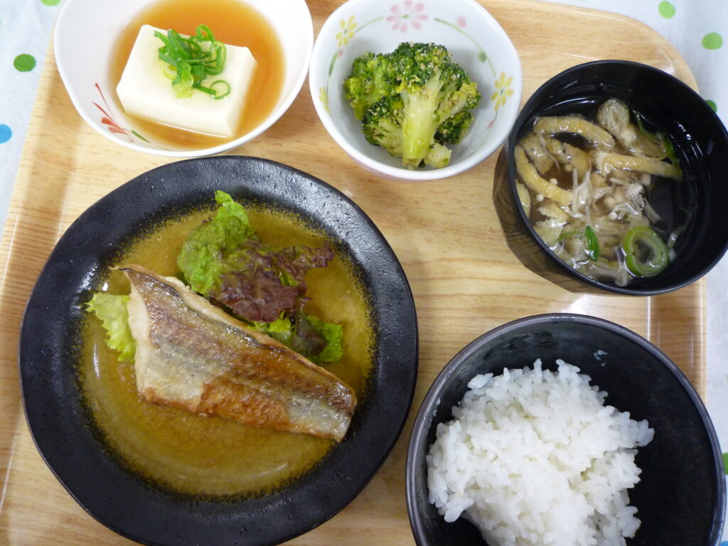 くみのき苑本部　たらのバター醬油焼