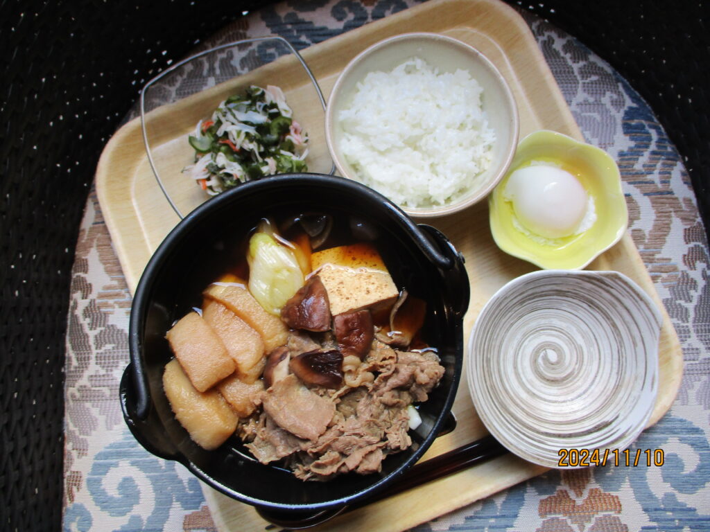 くみのき苑しらさぎ　すき焼き鍋