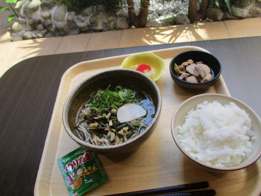 くみのき苑しらさぎ　山菜そば