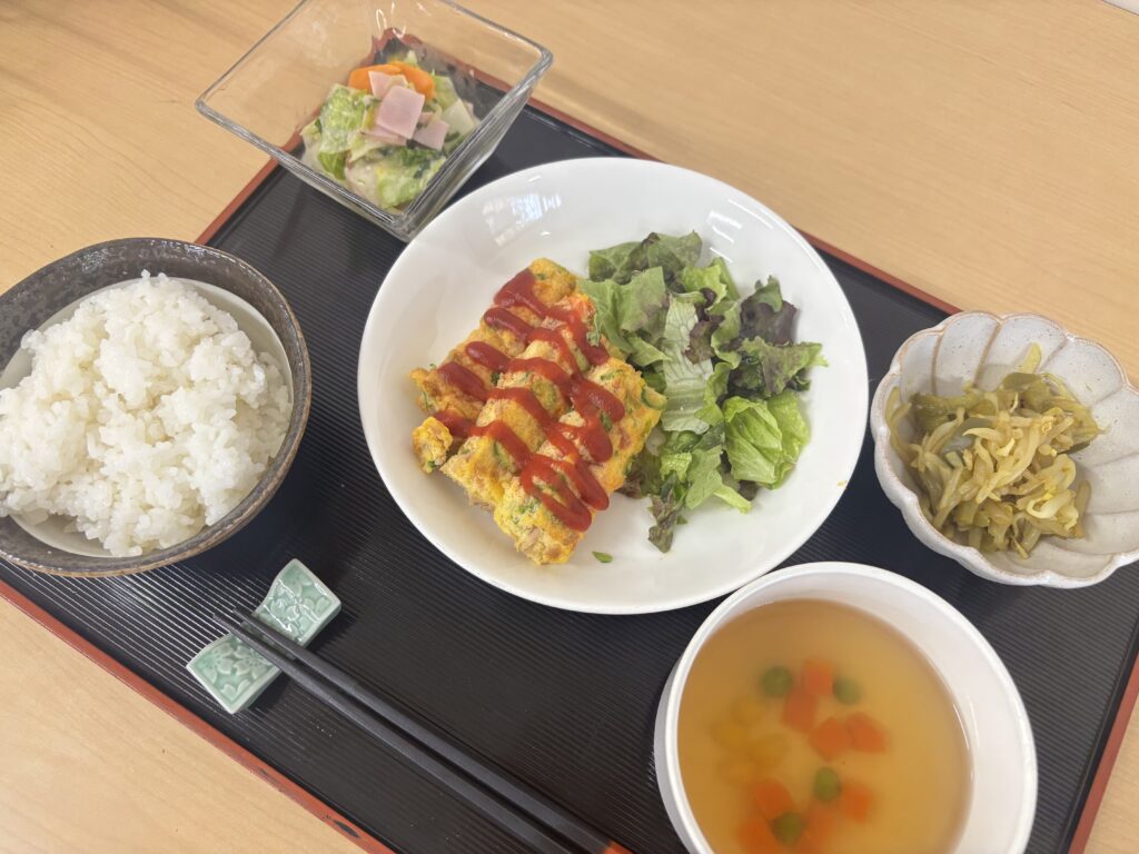 くみのき苑ゆらら　スパニッシュオムレツ