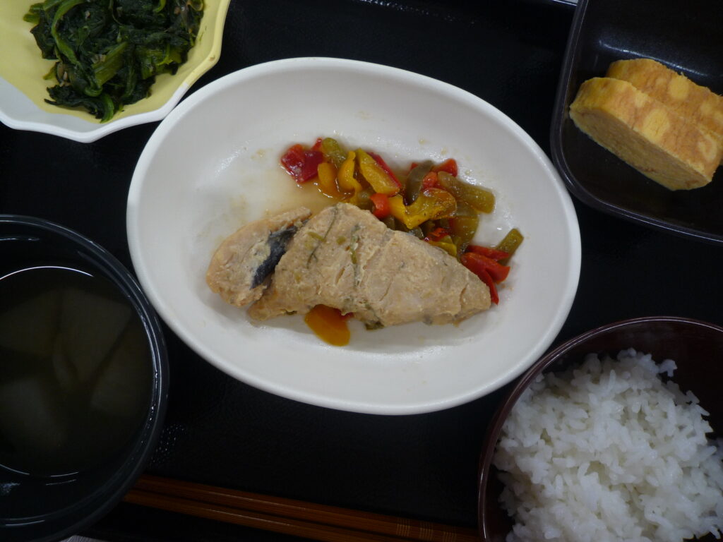 くみのき苑さらさ　白身魚のねぎ味噌焼