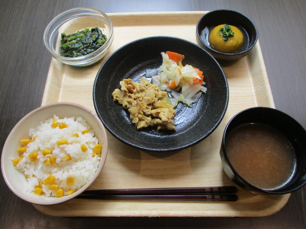 しらさぎ　豚肉のカレー照焼