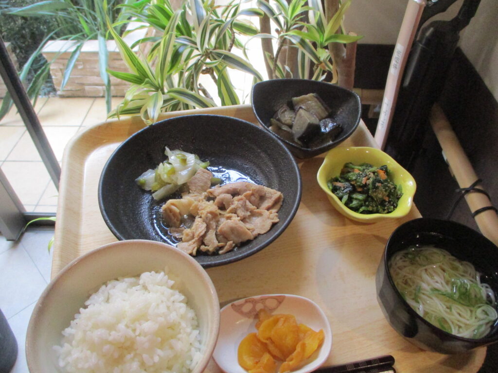 くみのき苑しらさぎ　豚肉のつけ焼